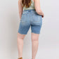 Judy Blue - High Waist Bermuda Denim Short