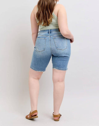 Judy Blue - Bermuda Jeans Cintura Alta