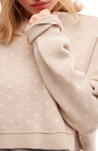 Free People - Pulôver curto com estampa Easy Street