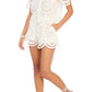 Allison New York - Ainsley Eyelet Belted Short