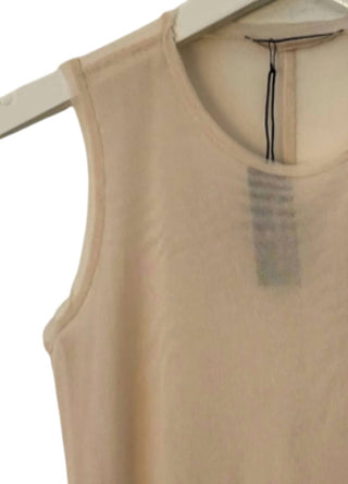 Brazeau Tricot - Women's Sleeveless Silk Tulle Tank Top
