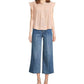 Dear John Denim - Audrey Stretch Denim Cropped Wide Leg Jeans