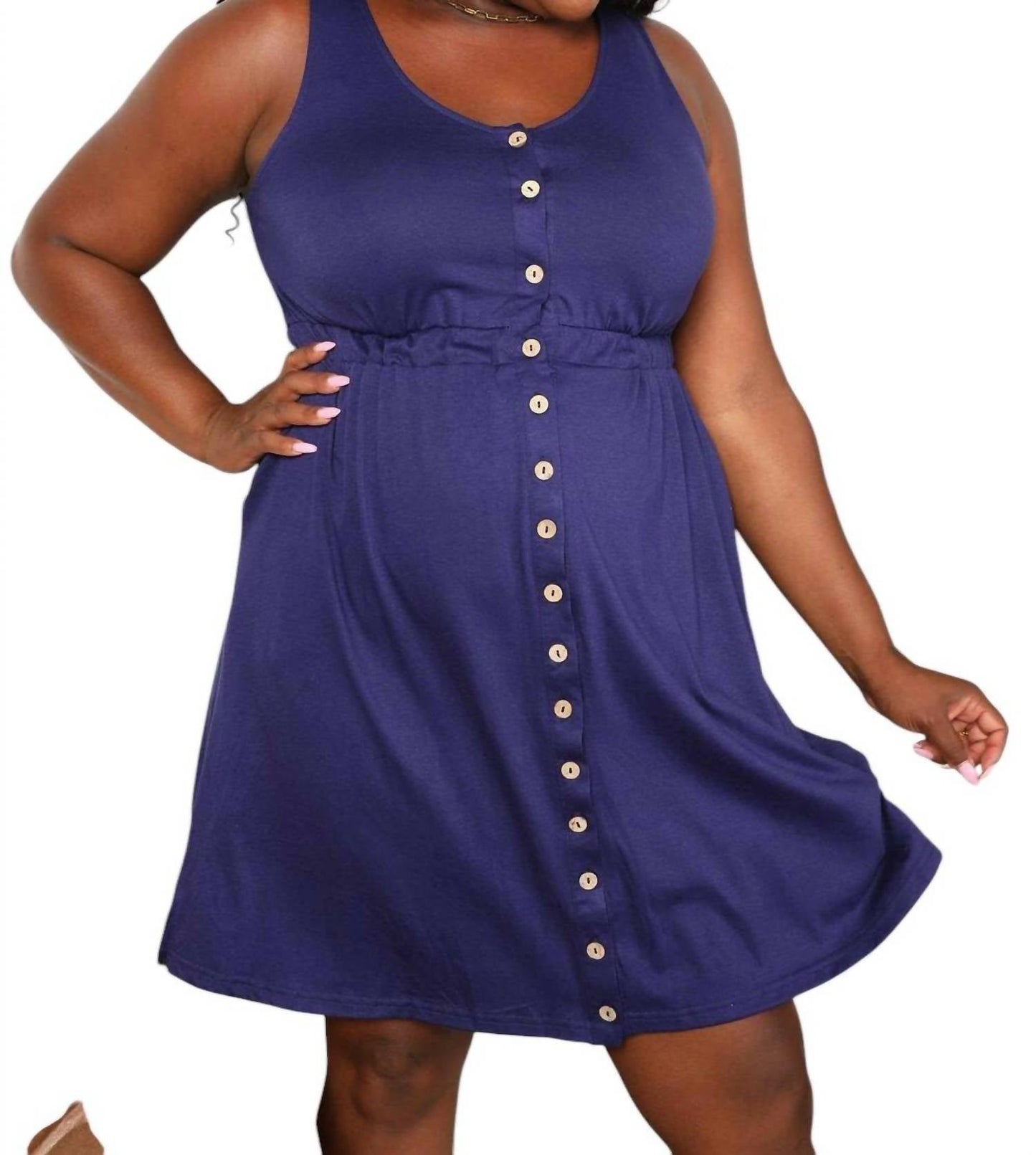 Double Take - Vestido sem mangas Empire Elegance