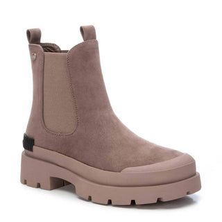 Xti - Botas de camurça femininas até o tornozelo