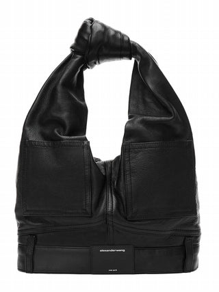 Alexander Wang - Mini bolsa tote feminina de couro com 5 bolsos da linha Jeans