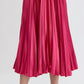 Entro - Party Starter Metallic Pleated Skirt