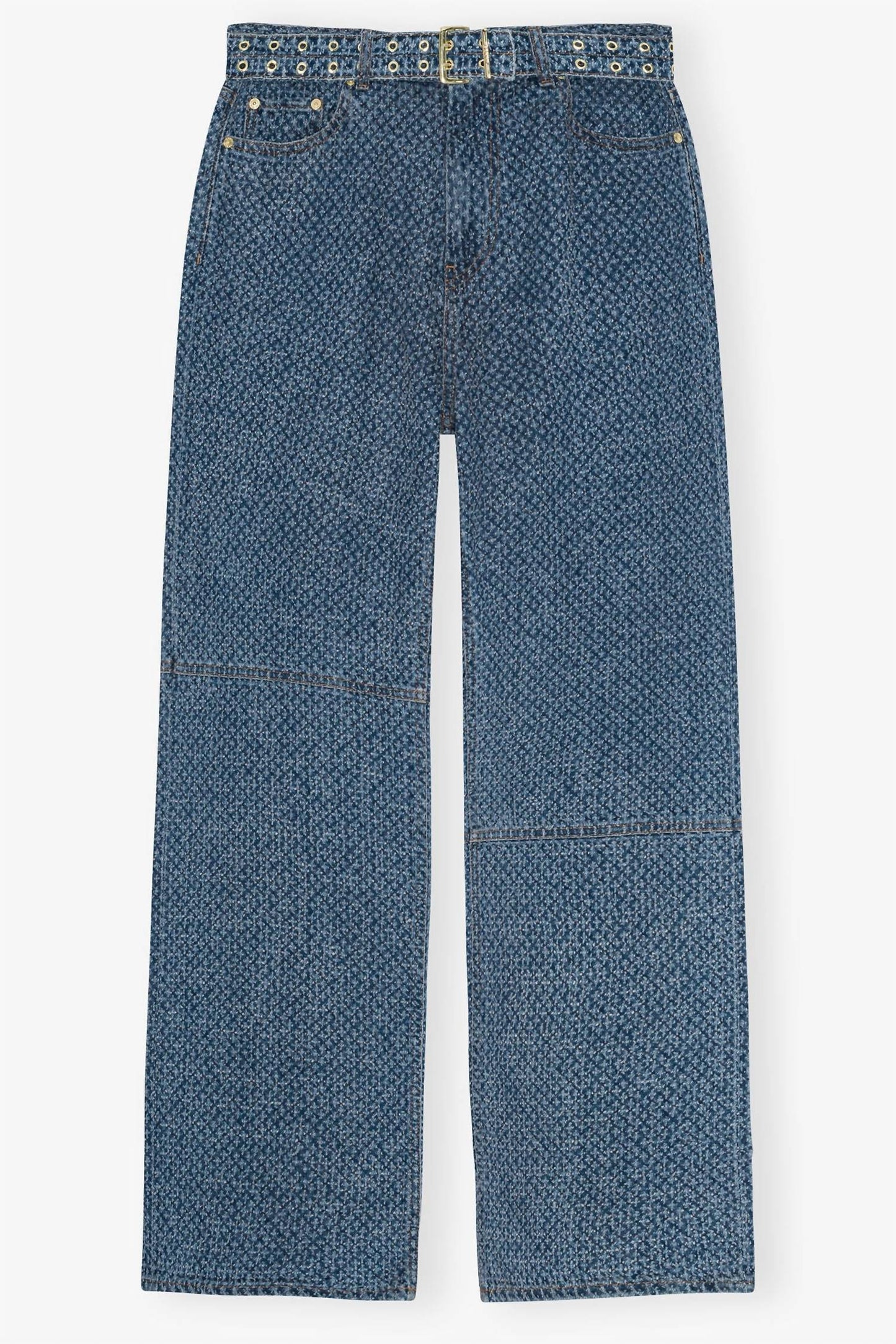 Ganni - Textured Izey Jeans
