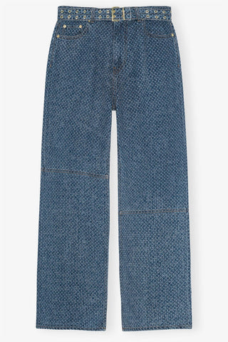 Ganni - Textured Izey Jeans