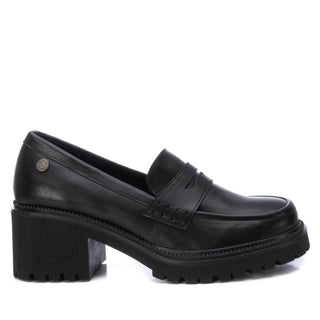 Xti - Mocassins casuais femininos de salto