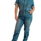 Judy Blue - Short Sleeve Denim Jumpsuit
