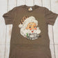 Bella + Canvas - Women's Retro Santa Graphic Tee