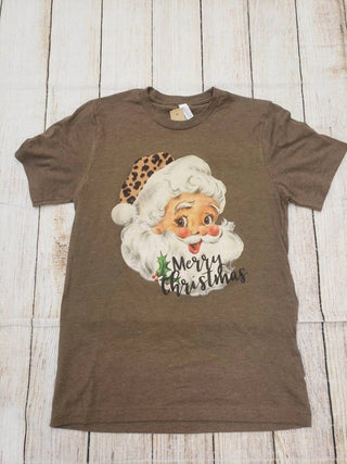 Bella + Canvas - Women's Retro Santa Graphic Tee