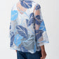 Joseph Ribkoff - Novelty Leaf Print Trapeze Jacket