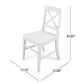 Plethora Dining Chair With X-Shaped Back (Set of 2)