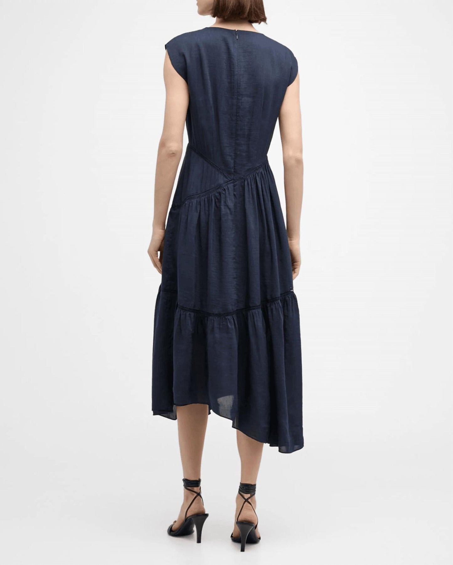 Frame - Gathered Tier Hem Dress