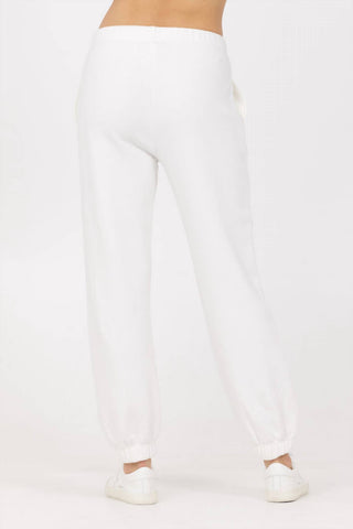 Calça de moletom francesa vintage Havana com coração bordado