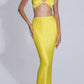 L'Idee - Limone Pencil Skirt And Halter Top Set
