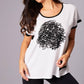 Angel Apparel - Abstract Oversized Top