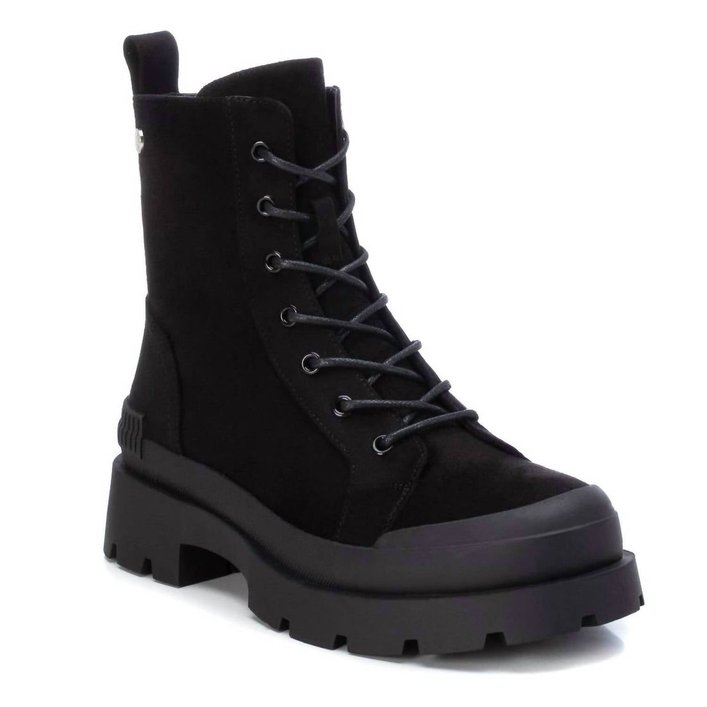 Xti - Women's Suede Lace-Up Booties
