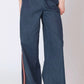 Dex - Side Stripe Wide Leg Pants