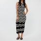 Esqualo - LONG CROCHET DRESS