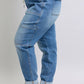 Judy Blue - High Rise Cuffed Cargo Denim Jogger