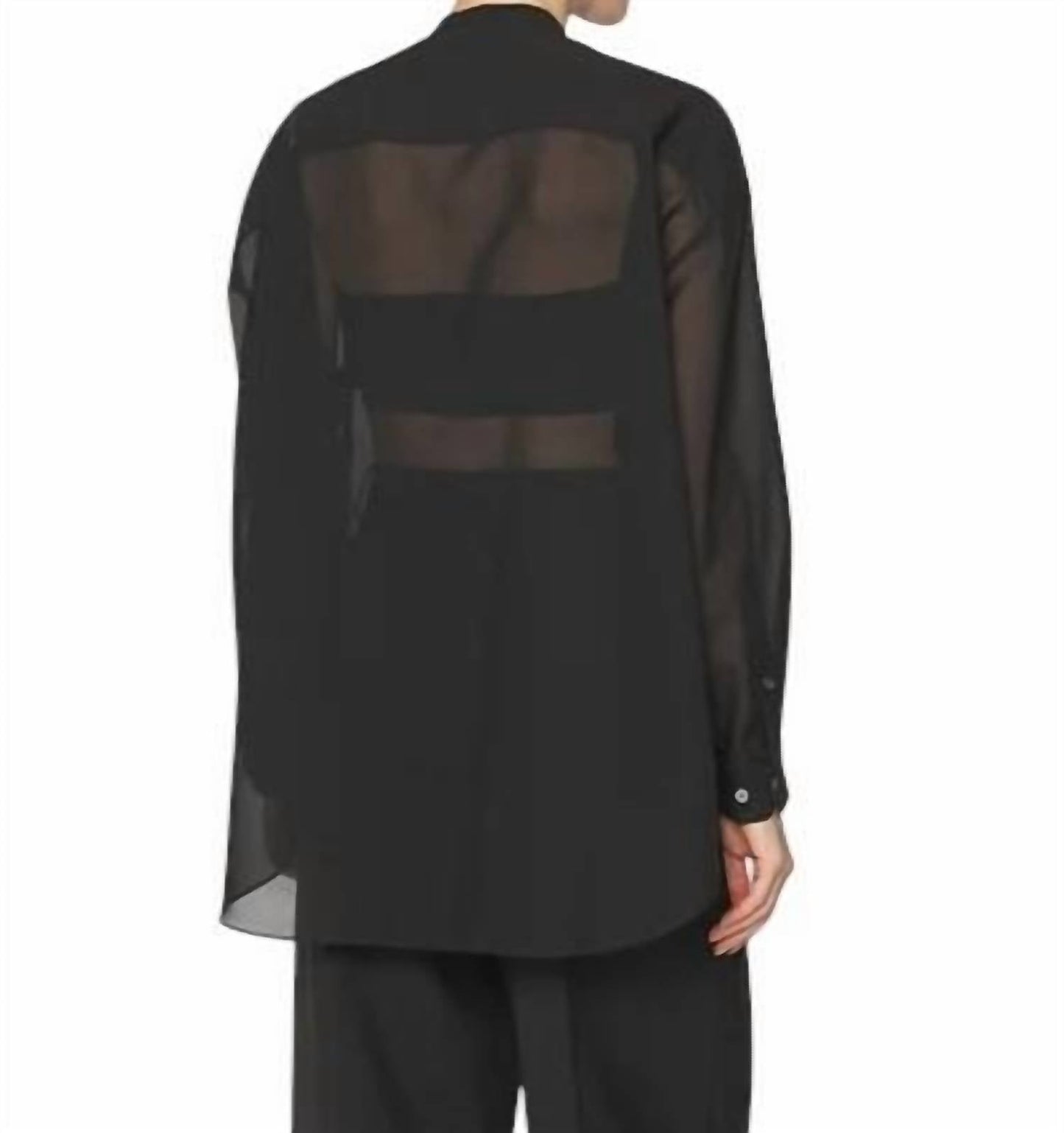 Theory - Bustier Button Down Blouse