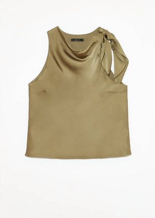 Deluc - Blusa sem mangas com gola alta Alchemilla