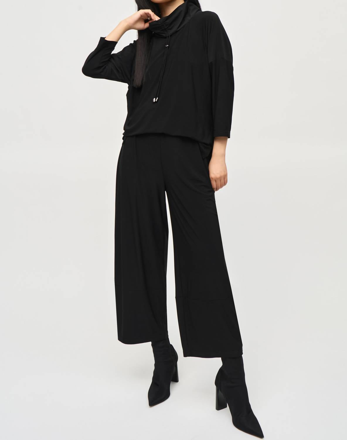 Joseph Ribkoff - Cowl Neck Casual Jumpsuit
