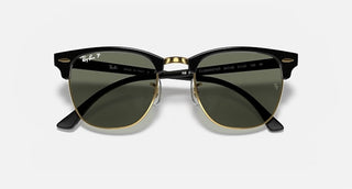 Ray Ban - Óculos de Sol Polarizados Médios Clubmaster Classic Rb3016 - 901 - 58
