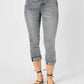 Judy Blue - Cuffed Button Fly Capri Jeans