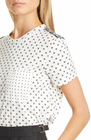 Maxmara - CAMISETA SLAM COM BOLINHAS MISTAS