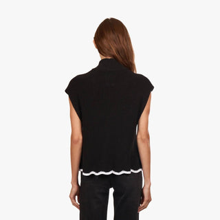 Autumn Cashmere - Scallop Edge Shaker Top
