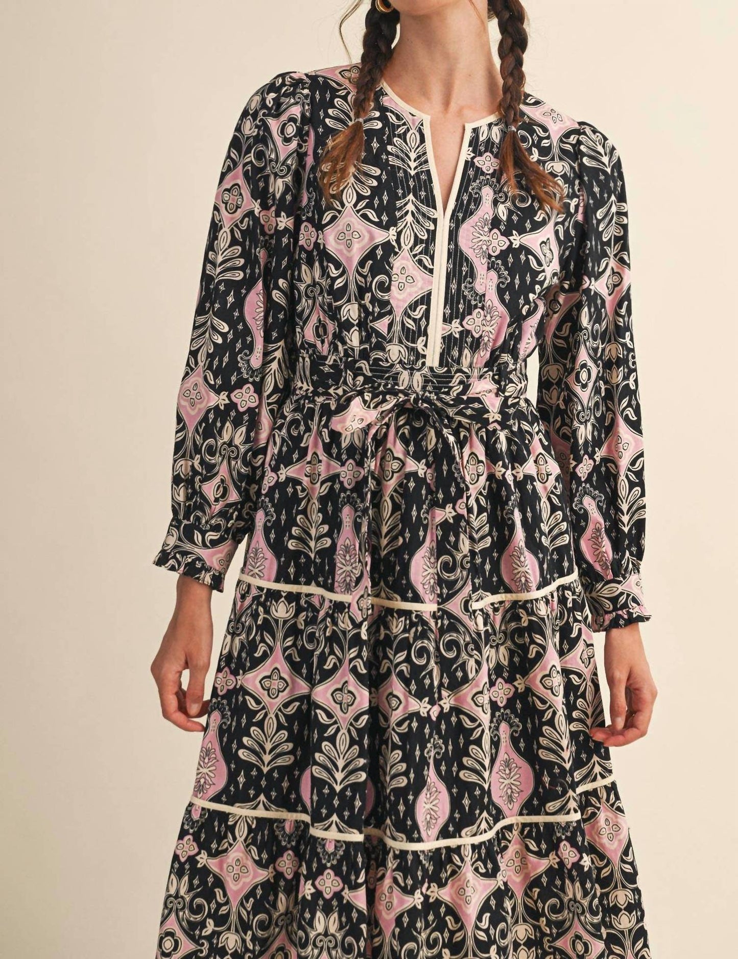 &Merci - Printed Midi Dress