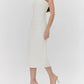 Adelyn Rae - LARA TEXTURED LACE TRIM MIDI DRESS