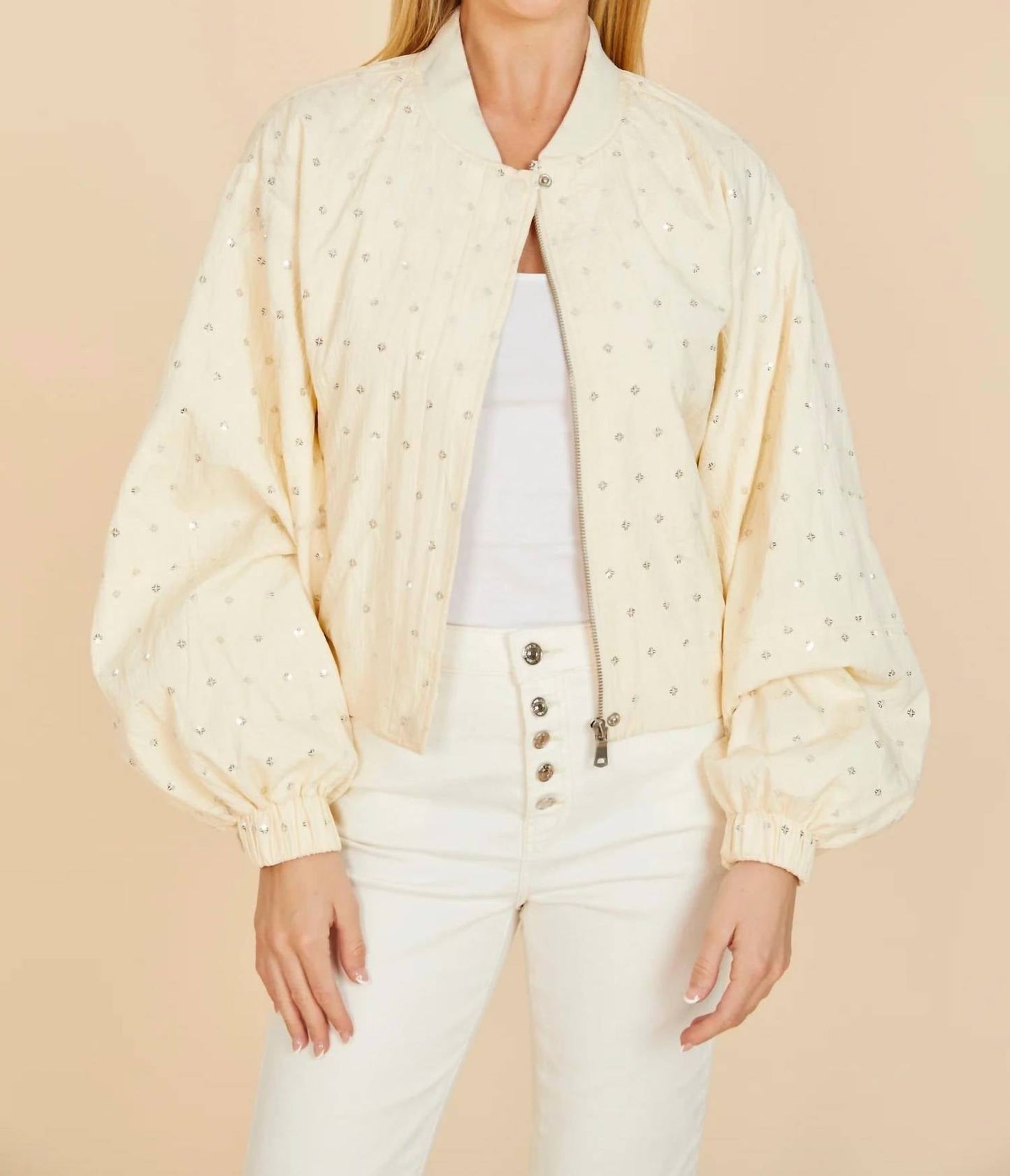 Dolce Cabo - Embellished Sleeve Jacket