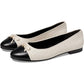 Tory Burch - Women's Cap Toe Quilted Ballet Shoes