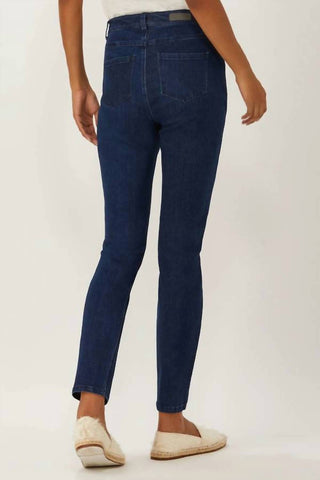 Ecru - Calça Jeans Slim Melrose Five Pocket Feminina