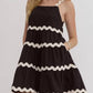 Entro - Ric Rac Short Dress