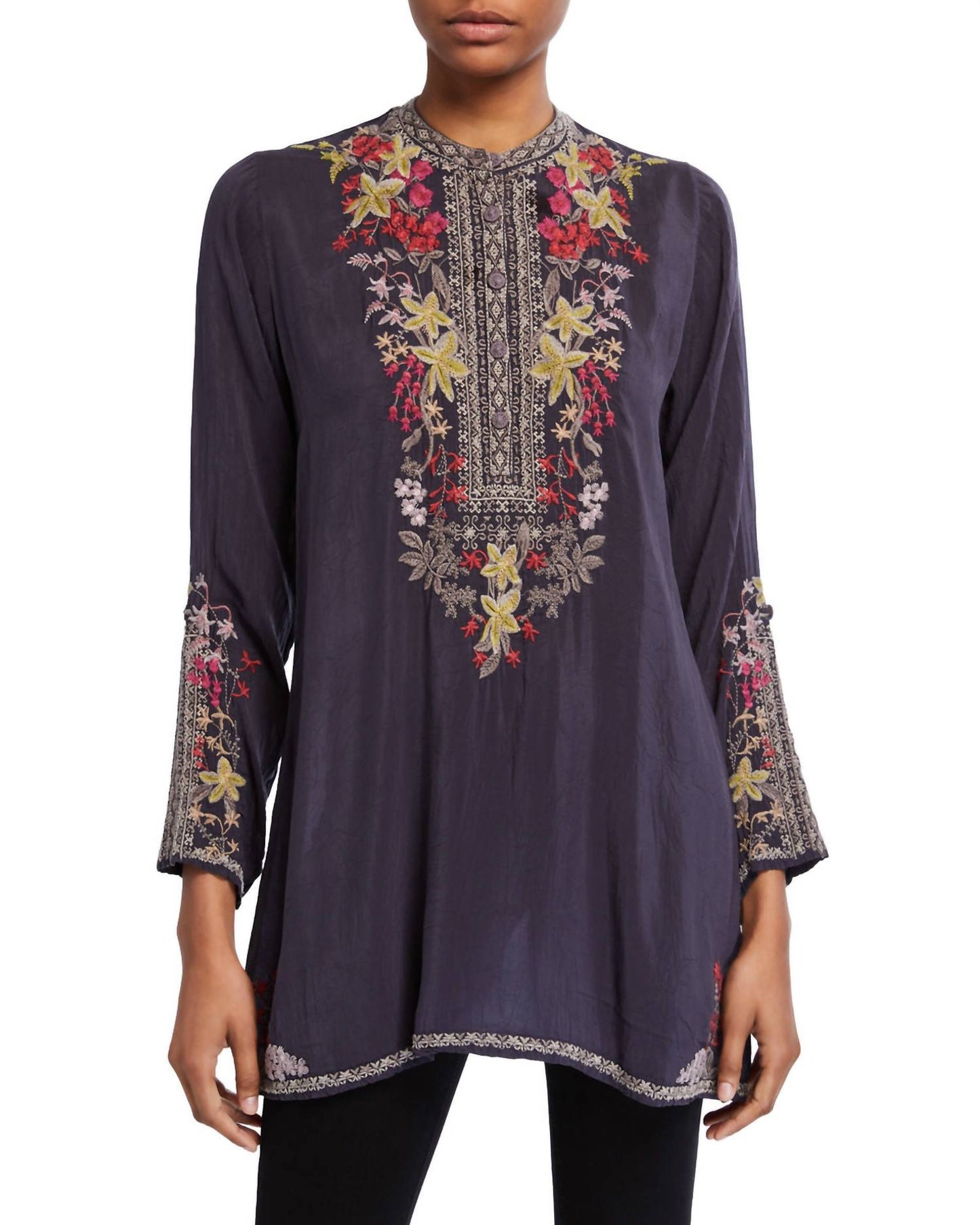 Johnny Was - LILIANNA LOOSE FIT EMBROIDERED TUNIC