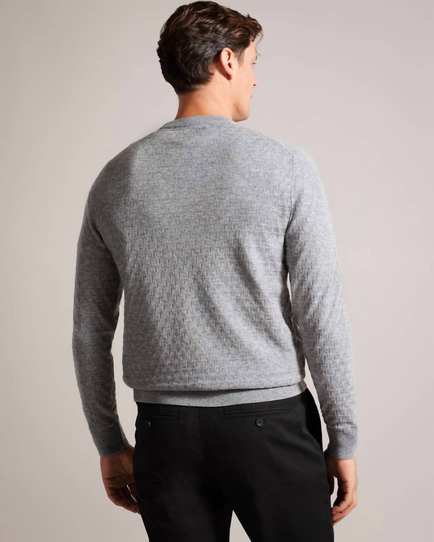Ted Baker - Men Lentic Raglan Sleeve Pullover Sweater