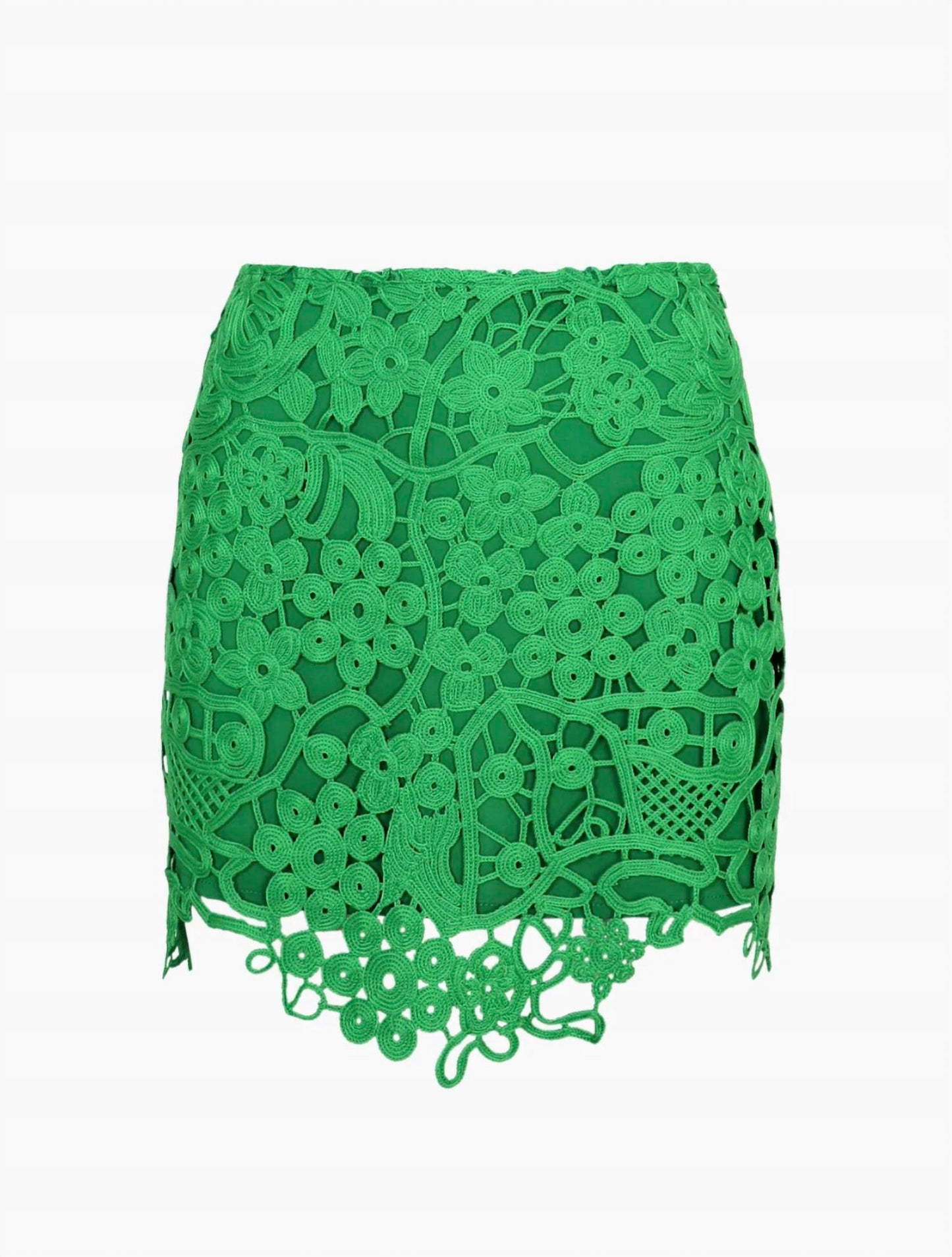 Adelyn Rae - Women's Janine Crochet Lace Eyelet Mini Skirt