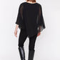 Frank Lyman - Embellished V-neck Woven Top