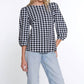 Multiples - 3/4 Sleeve Scoop Neck Top
