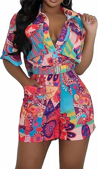 Good Time Usa - Macacão com cinto para festa de coquetel