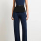 Brandon Maxwell - Julia Scoop Neck Knit Tank Turnlock Belt