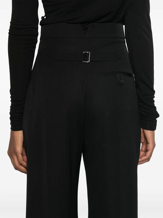 Alexander Mcqueen - Calça feminina de cintura alta