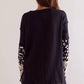 Free People - Tiger Striped Cuff Longsleeve Top