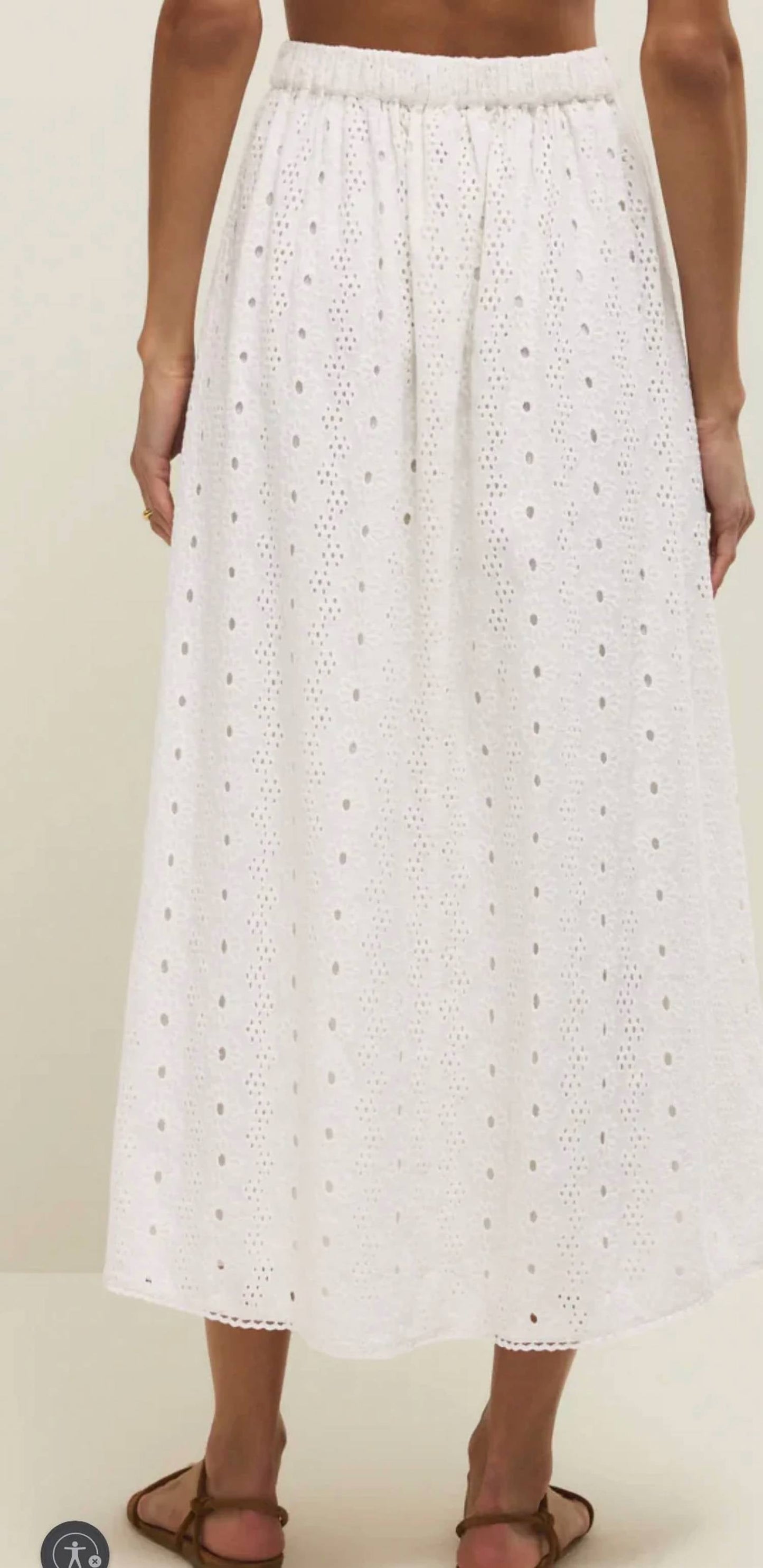 Z Supply - Eyelet Midi Skirt