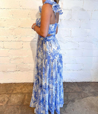 Astr - Vestido longo floral Fritillaria